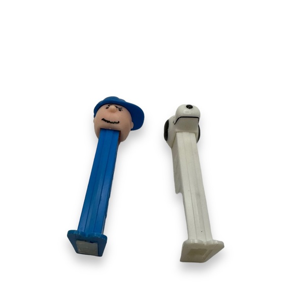 Vintage Pez Dispensers Peanuts Charlie Brown Snoopy Lot Of 2 1990s - Picture 2 of 4
